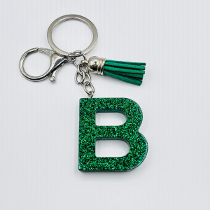 Breloc personalizat hand-made din rasina epoxidica Let's Sparkle!