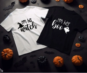 Set tricouri His Witch & Her Boo