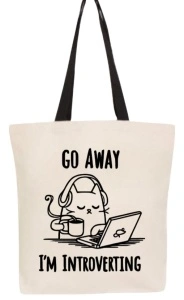 Tote bag I’m Introverting