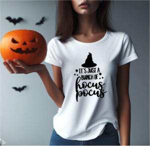Tricou femei A Bunch of Hocus Pocus alb