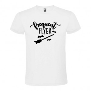 Tricou femei Frequent Flyer alb