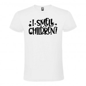 Tricou femei I Smell Children alb