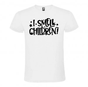 Tricou femei I Smell Children alb