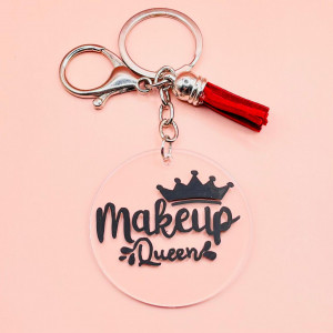 Breloc Makeup Queen minimalist