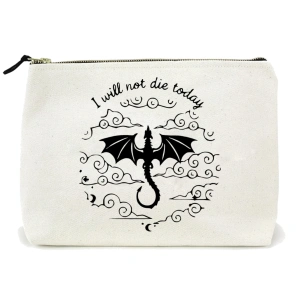 Mini tote bag I Will Not Die Today