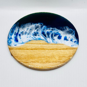 Set coastere cu suport Long Time No Sea