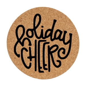 Set coastere Holiday Cheer