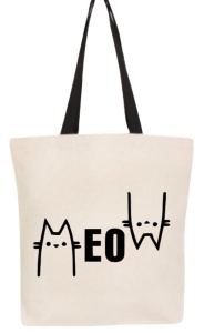 Tote bag Meow