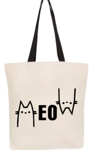 Tote bag Meow