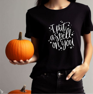 Tricou femei I Put a Spell on You negru