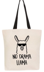 Tote bag No Drama Llama