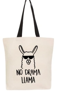 Tote bag No Drama Llama