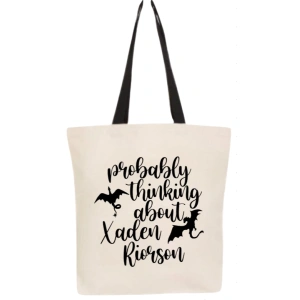 Tote bag Thinking About Xaden