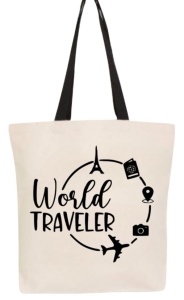 Tote bag World Traveler