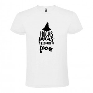 Tricou dama I Need Coffee to Focus alb