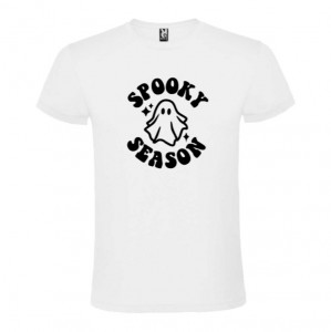 Tricou unisex Spooky Season alb