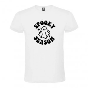 Tricou unisex Spooky Season alb