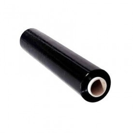 Storopack 6 Rollen Stretchfolie Schwarz - 23my 500mm Breite 250m Länge