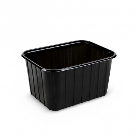 Set 1000 buc Caserola Fructe 1000 gr Fara Capac - Neagra