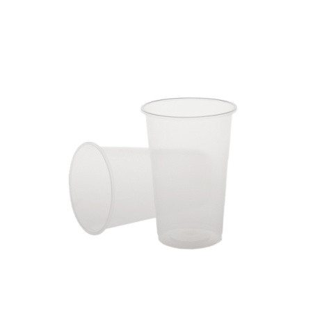 Pahare 250 cc PP, transparente, D75 mm, h108 mm, 40 set, 2000 buc