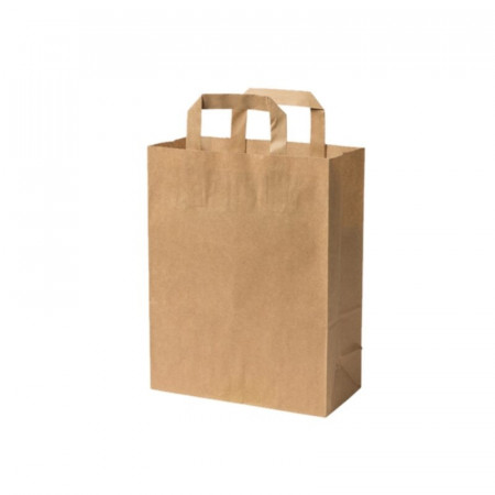 Punga kraft 26x17x26 ,maner plat,250 buc/set