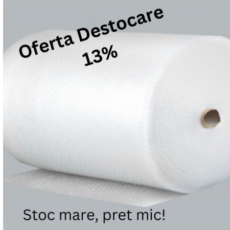 Rola 40 mp Folie cu bule, 90 gr/mp, 3 straturi, 0,4m x 100m