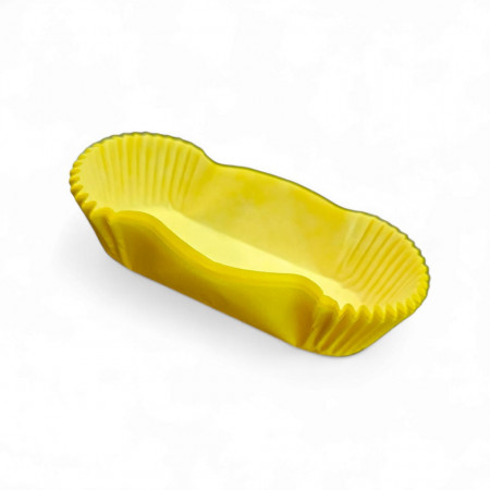 Set 1000 buc Chese hartie pentru eclere galben, 105X40X25