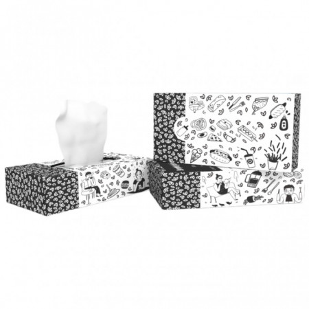 Set 150 buc Batiste Cutie 2 Straturi Urban
