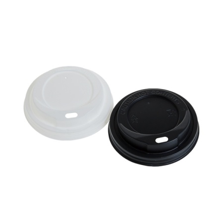 Capac plastic D80 mm,PS, alb/negru ,10 set, 1000 buc