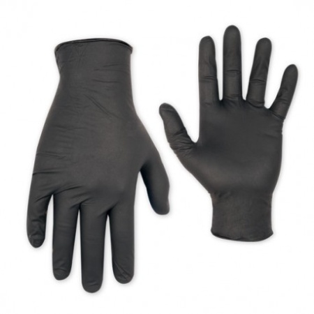 Manusi nitril L, negre nepudrate, 10 cutii