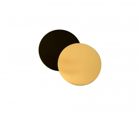 Set 100 buc Discuri aurii ,negre Ø16, 2 mm