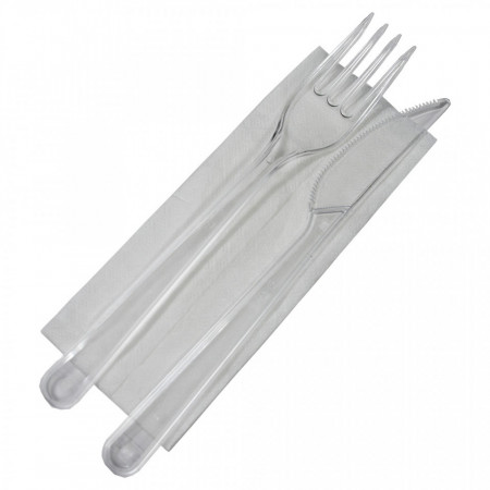Set 100 buc Bis reutilizabil transparent