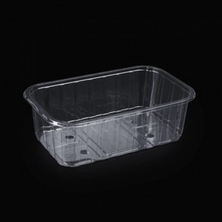 Set 900 buc Caserola Fructe 750 gr Fara Capac - Transparenta