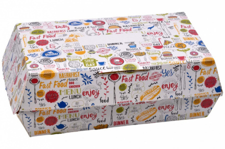 BURGER DUBLU COLOR ,100 BUC/SET