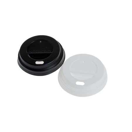 Capac plastic D70 mm,PS, alb/negru, 20 set, 2000 buc