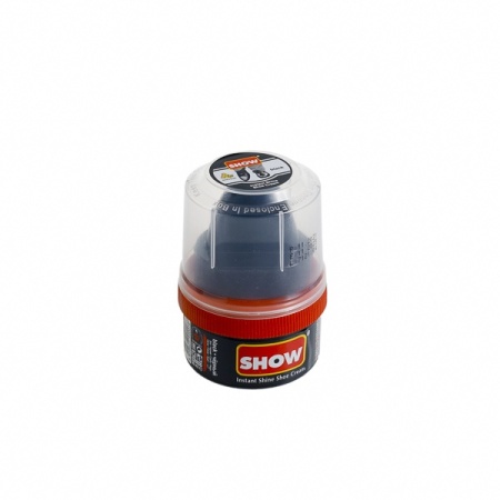 Crema solida de pantofi maro cu aplicator cu burete separat 50 ml , 96 buc,8 set