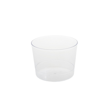 Cupe cilindrice pentru desert 180 ml DC18 ,PS, transparent,D75 mm,300 buc, 10 set