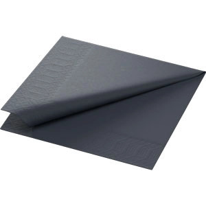 Set 250 buc Servetele 2 Straturi Negre