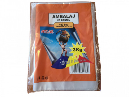 Set 5 x 100 pungi uz casnic - 3kg - 30x40cm - 500 buc