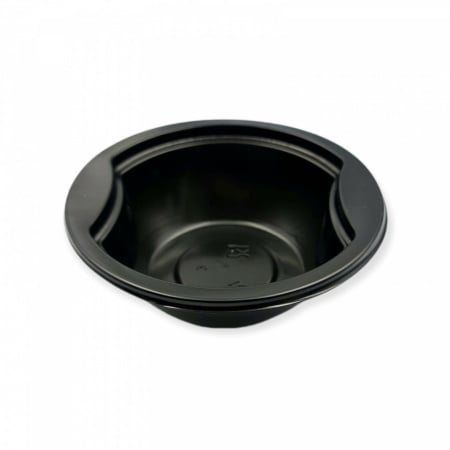 Bol negru PP, termosudabil, 16oz|470ml (45buc/set)