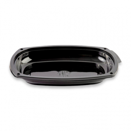 Set 50 buc Platou Oval Negru 295
