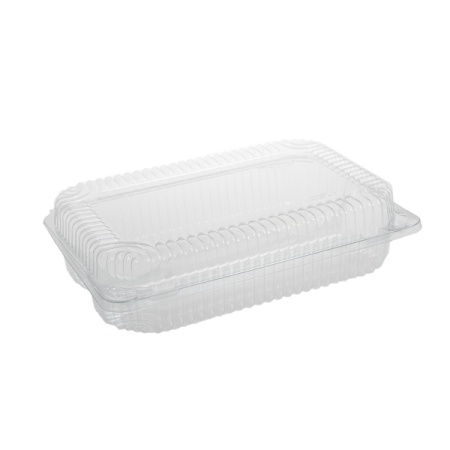 Caserole 800 cc 2 eclere cu capac atasat IT-532U, PET transparent,170X115 mm,800 buc, 16 set