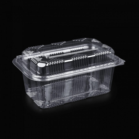 Set 100 buc Caserola PET 1250 gr Capac Inalt