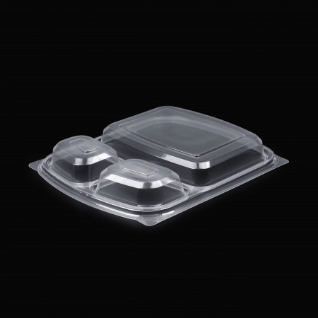 Set 50 buc Capac Caserola Termo 3 Compartimente