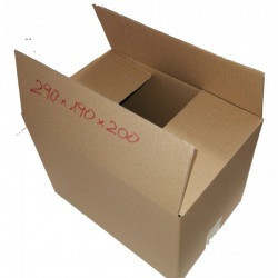 Set 25 buc Cutie carton NATUR 290 x 190 x 200 mm