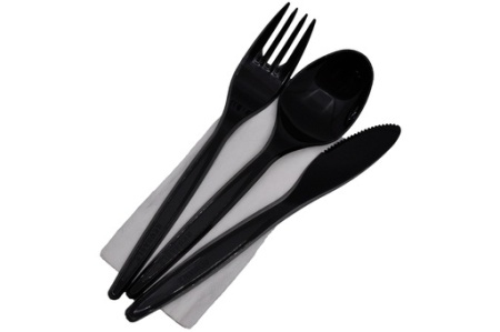 Set tris reutilizabil negru, 100 buc/set