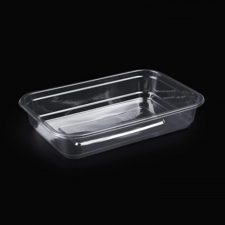 Set 100 buc Caserola Drept 500 gr Transparent