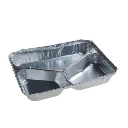 Forme copt dreptunghiulare 3 compartimente 681L,1000 buc, 10 set