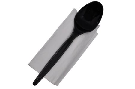 Set l+s negru reutilizabil, 100 buc/set