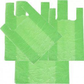 Set 250 Sacose Biodegradabile Tip Maieu 6-7 kg ( 50 pungi/ set x 5 set ) - verde deschis - Img 3